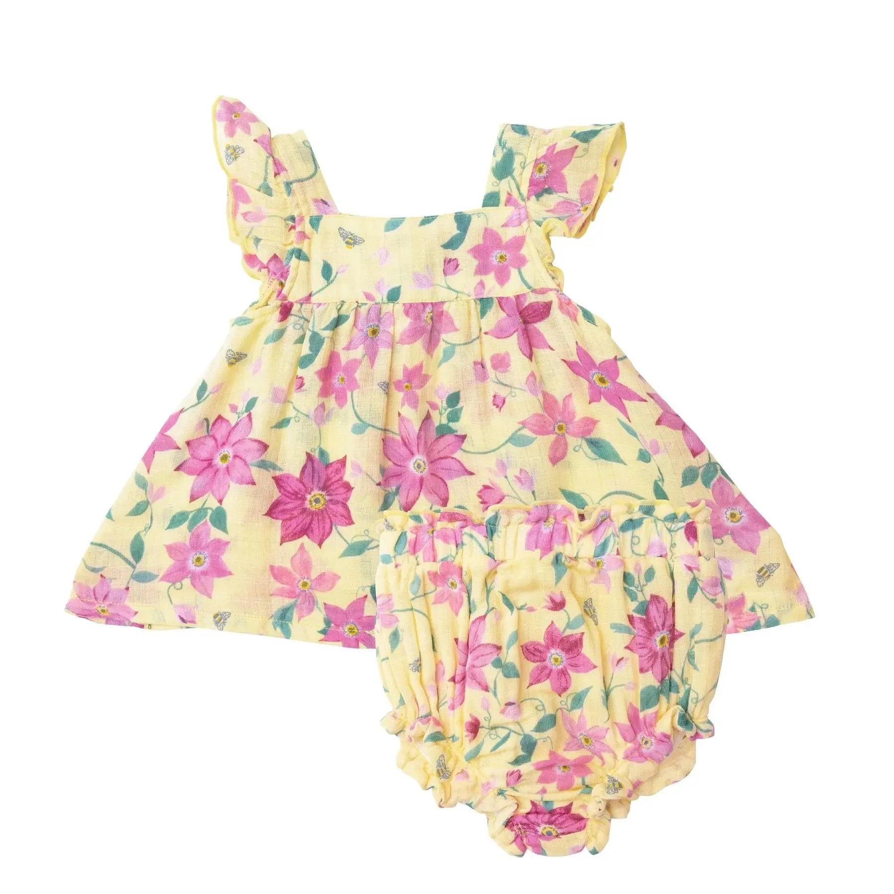 Pinafore Top and Bloomer - Clematis | Angel Dear