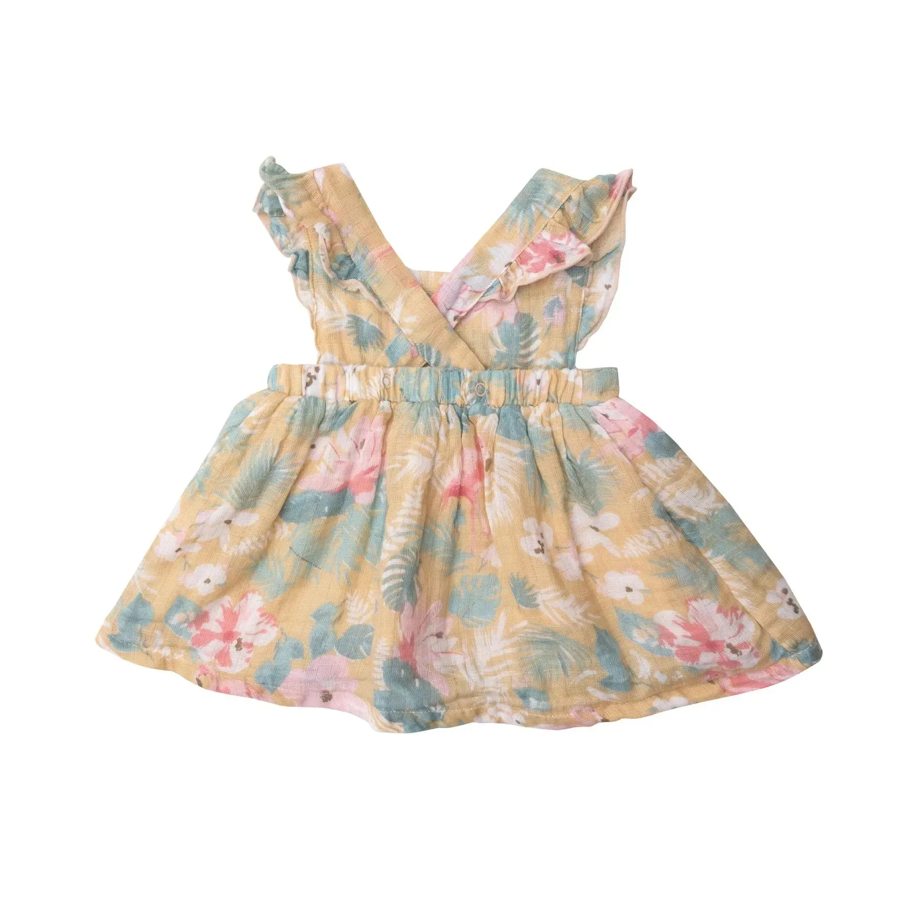 Pinafore Top and Bloomer - Floral Flamingos | Angel Dear