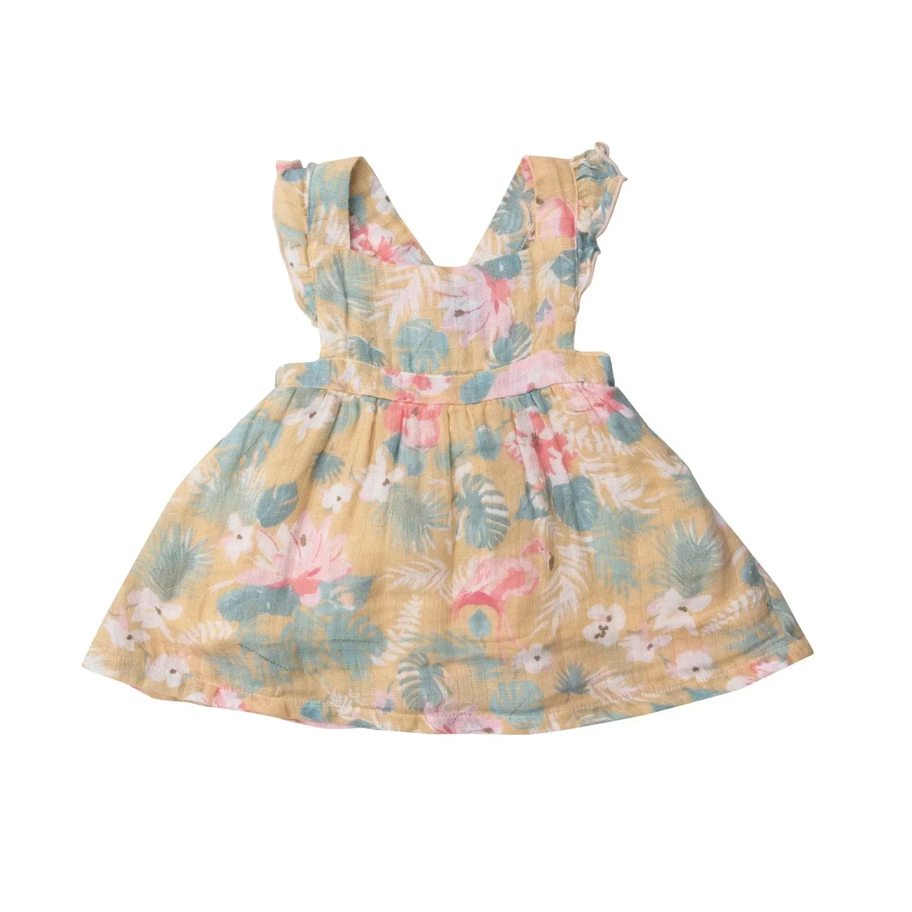 Pinafore Top and Bloomer - Floral Flamingos | Angel Dear