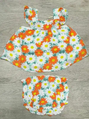 Pinafore Top and Bloomer - Happy Daisy | Angel Dear