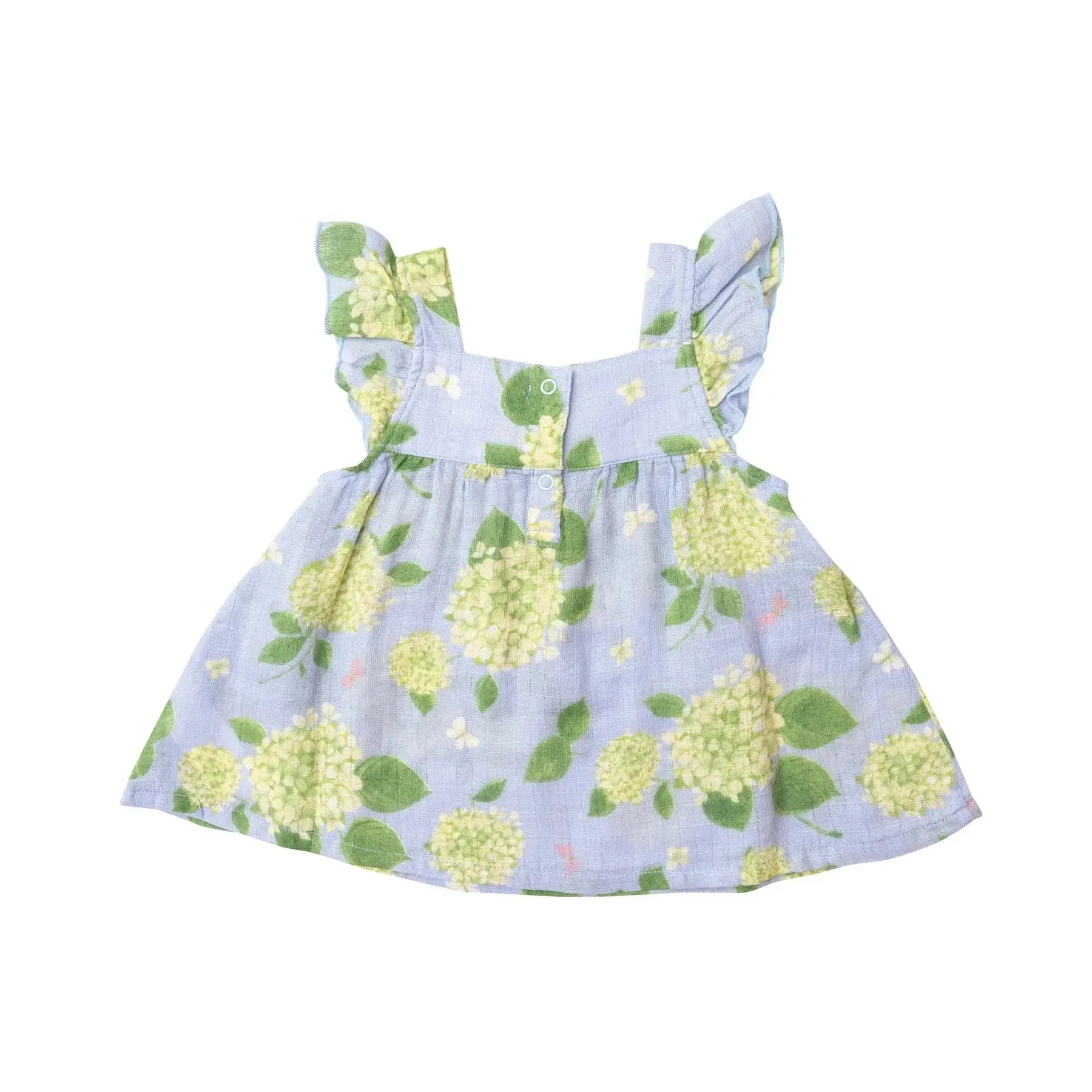Pinafore Top and Bloomer - Hydrangea Pale Perri | Angel Dear