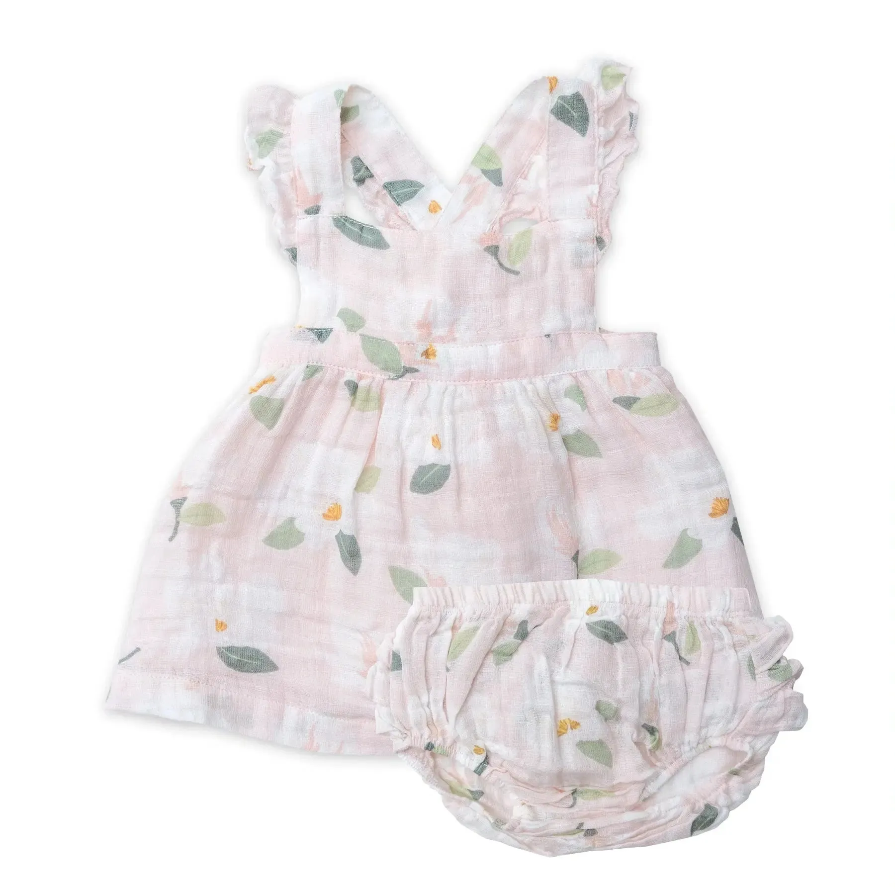Pinafore Top and Bloomer - Magnolias | Angel Dear