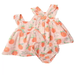 Pinafore Top and Bloomer - Pretty Peaches | Angel Dear