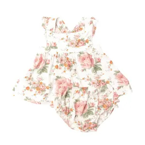 Pinafore Top and Bloomer - Vintage Rose | Angel Dear