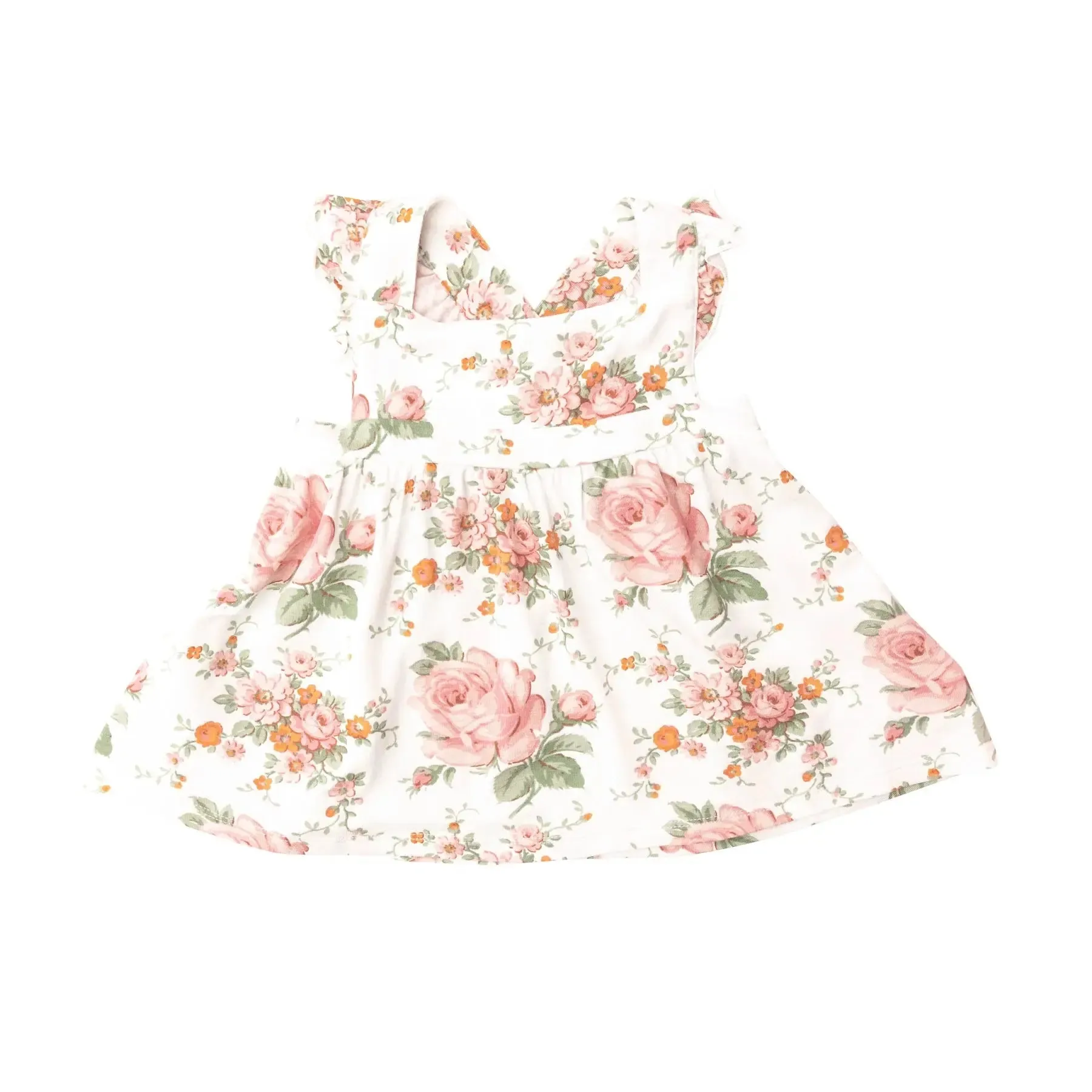 Pinafore Top and Bloomer - Vintage Rose | Angel Dear