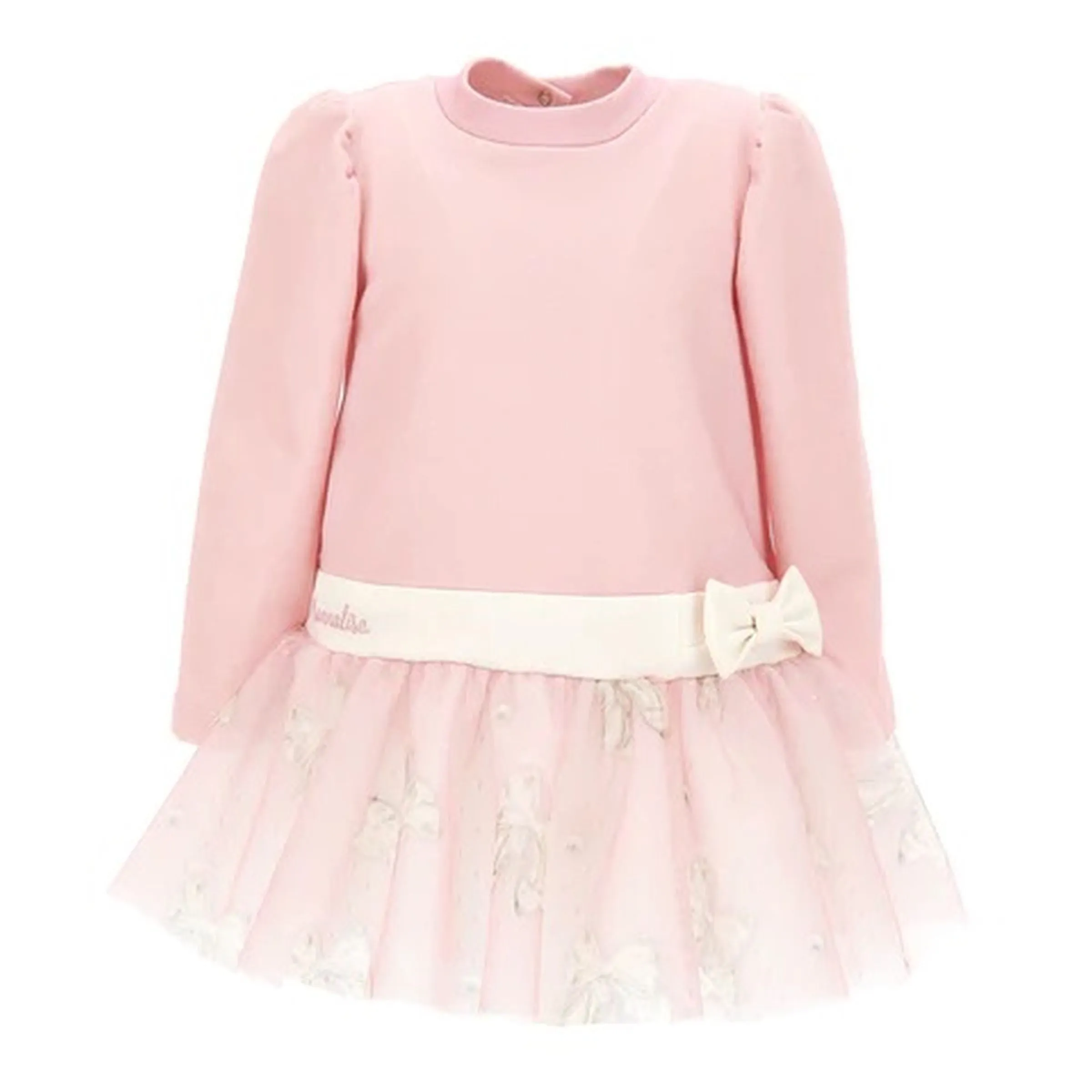 Pink Cotton Bow Dress