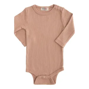 Pink Fawn Long Sleeved Modal Bodysuit