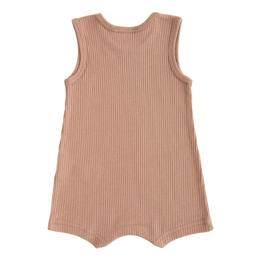 Pink Fawn Sleeveless Modal Shortie