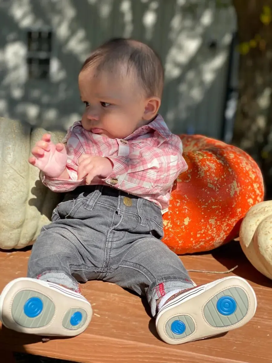 Pink plaid woven onesie | Me & Henry