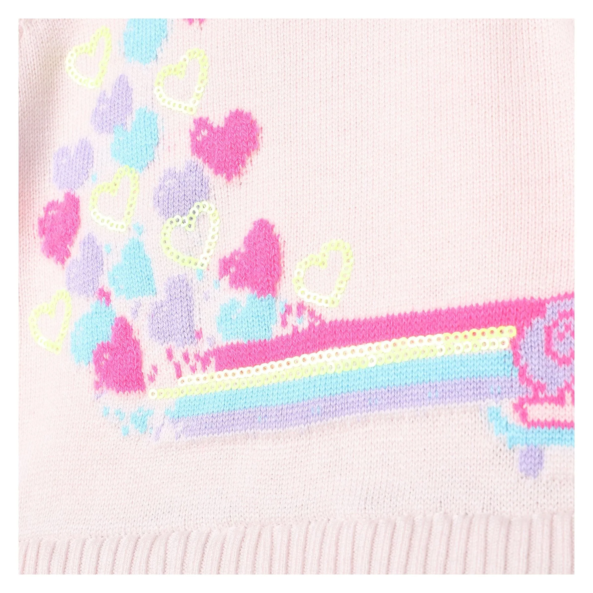 Pink Snail Knit Dress