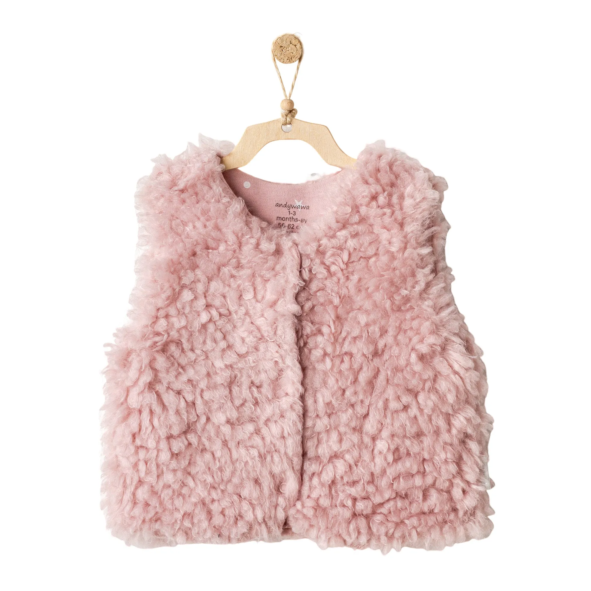 Pink Soft Plush Vest