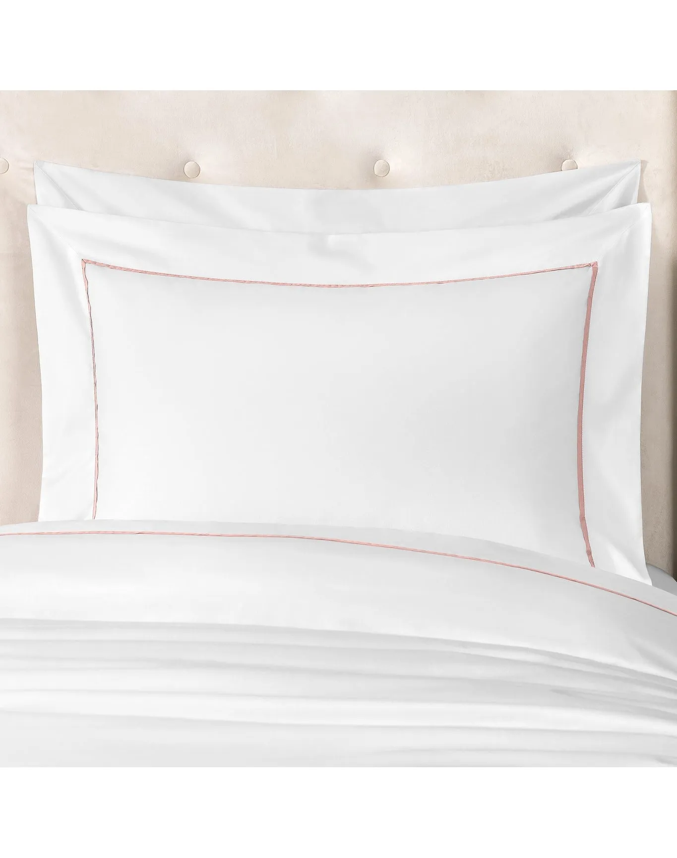 Plaza Pillowcase | White x Pink TOGAS