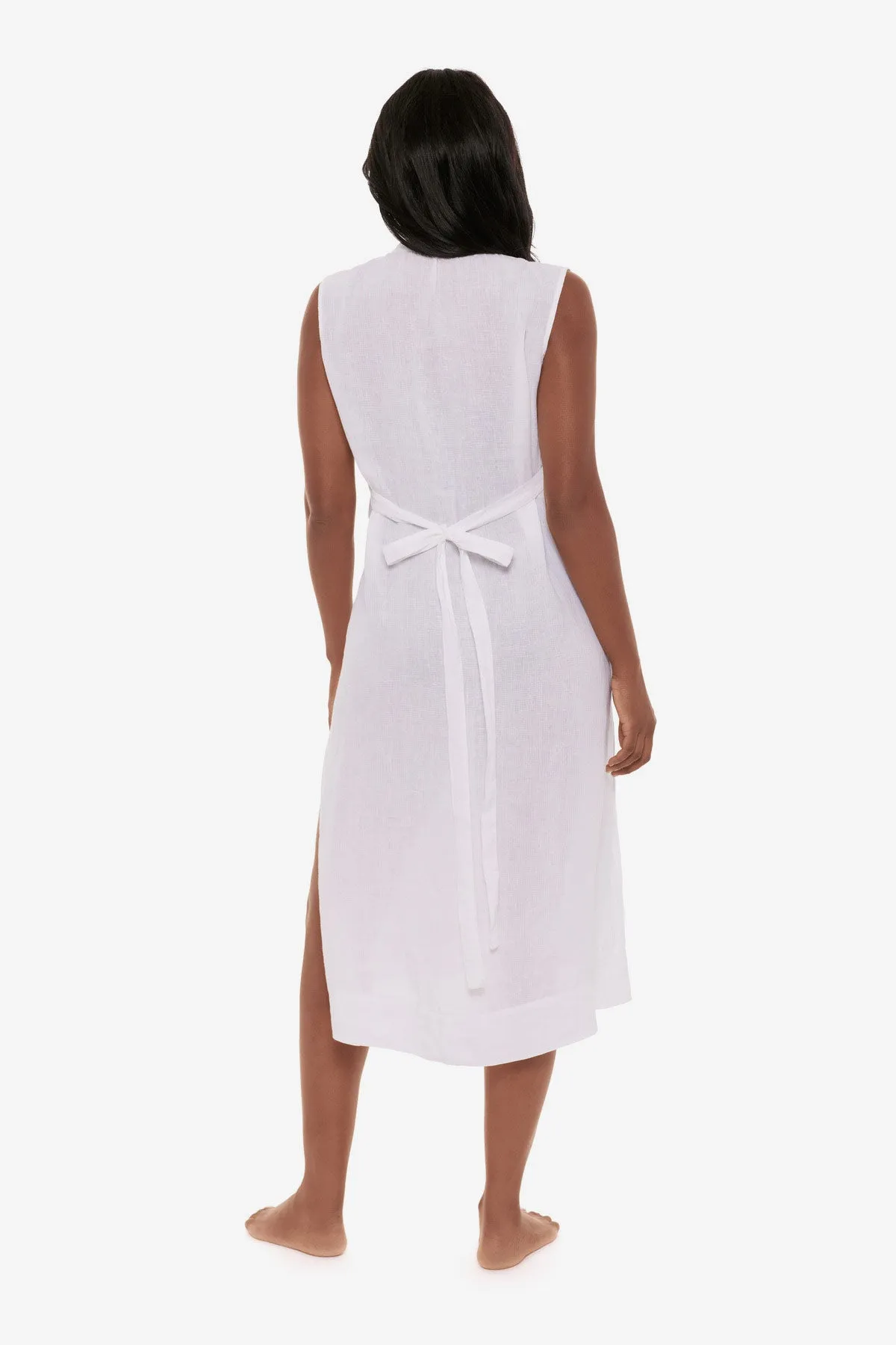 Pleated Beach Dress Cover Up