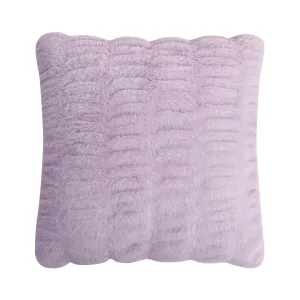 Pleated Faux Fur Decorative Pillow Juicy Couture
