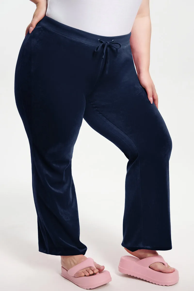 Plus-Size Classic Cotton Velour Track Pants Juicy Couture