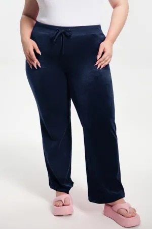 Plus-Size Classic Cotton Velour Track Pants Juicy Couture