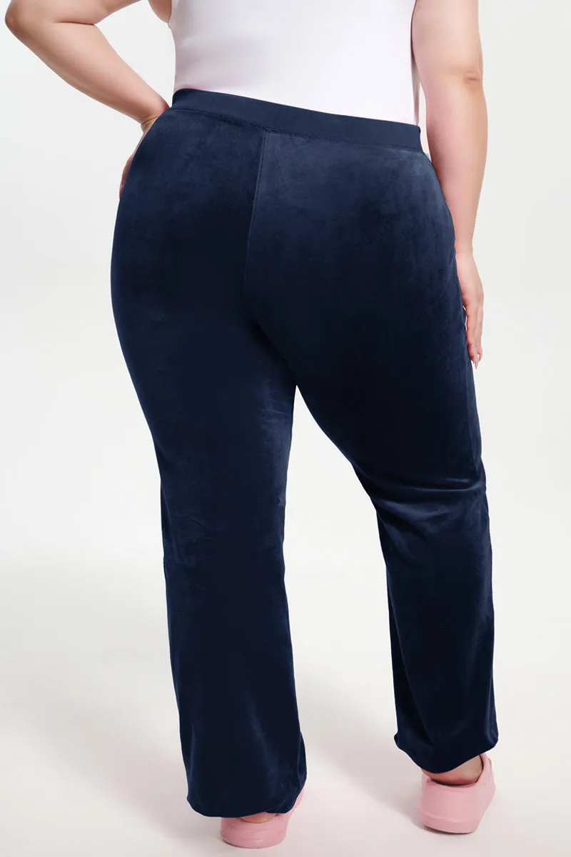 Plus-Size Classic Cotton Velour Track Pants Juicy Couture