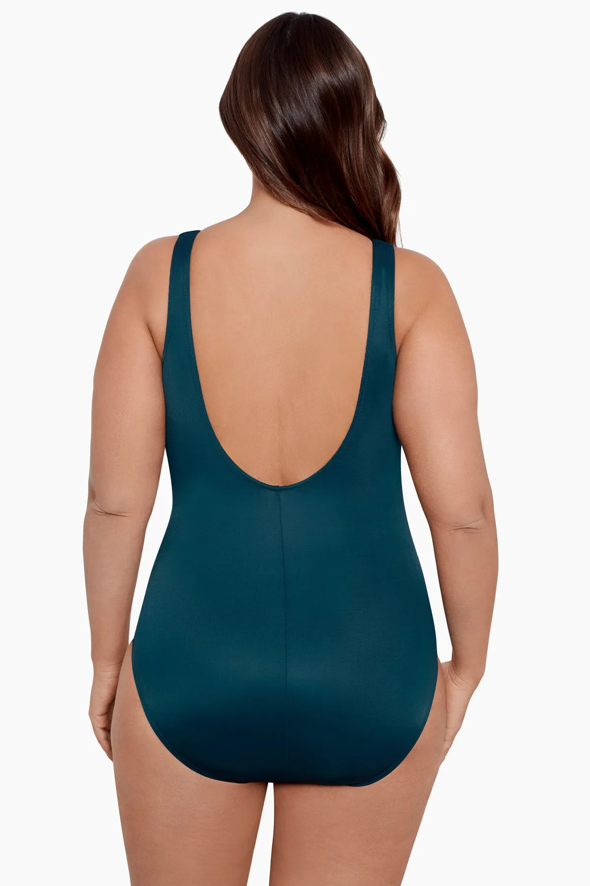 Plus Size Crossover One Piece