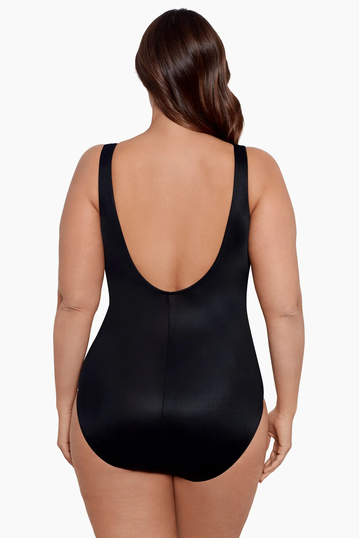 Plus Size Crossover One Piece