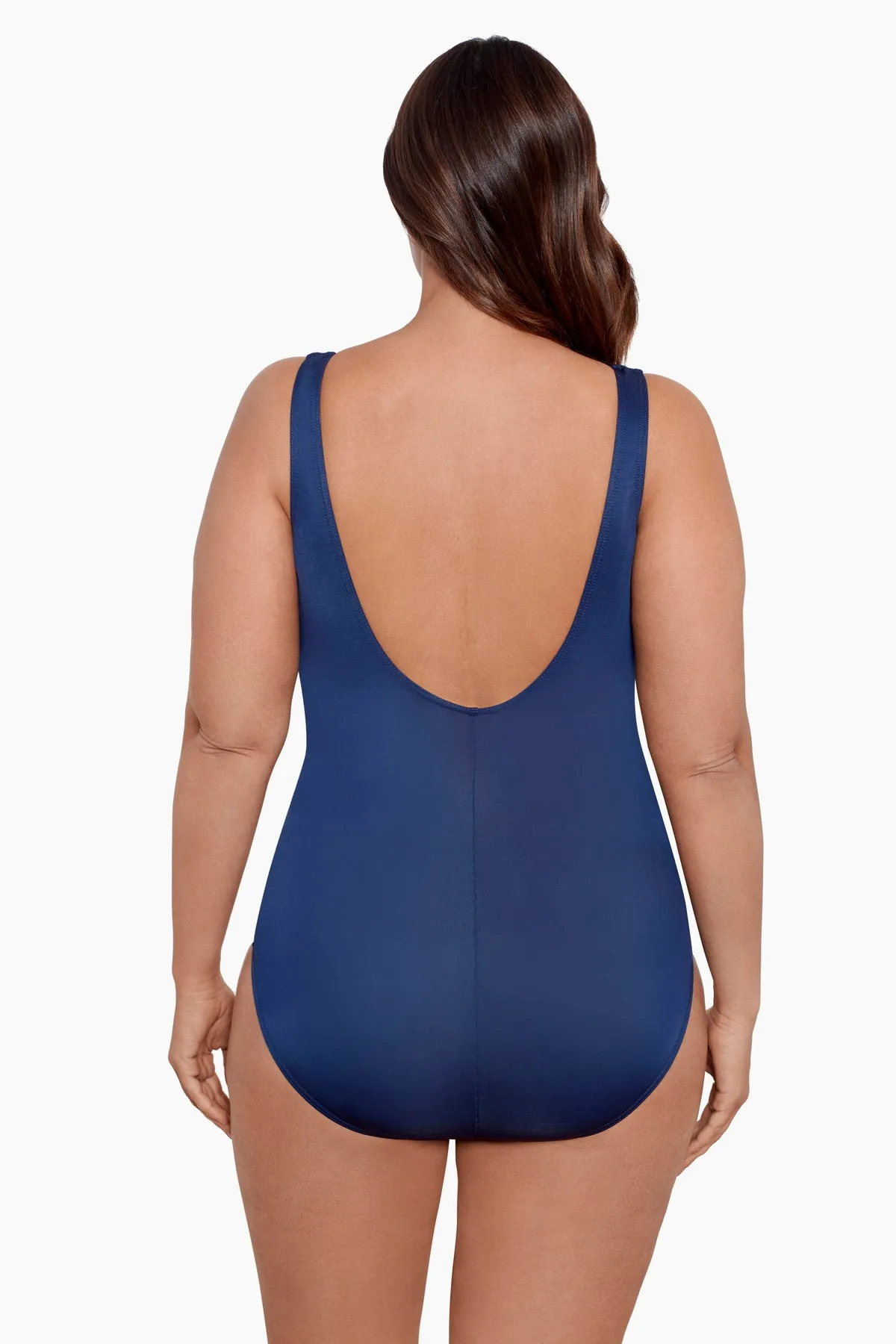 Plus Size Crossover One Piece