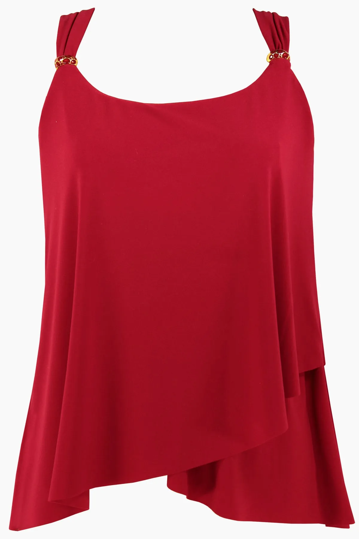 Plus Size Dazzle Tankini Top