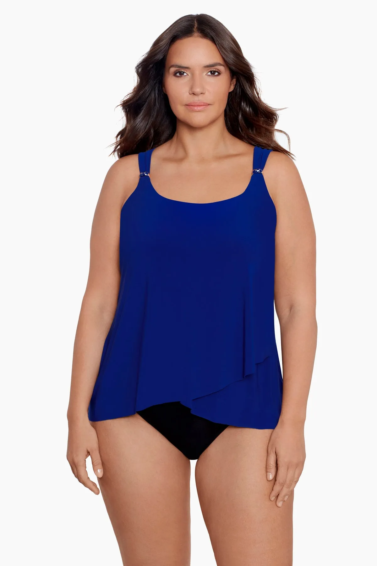 Plus Size Dazzle Tankini Top