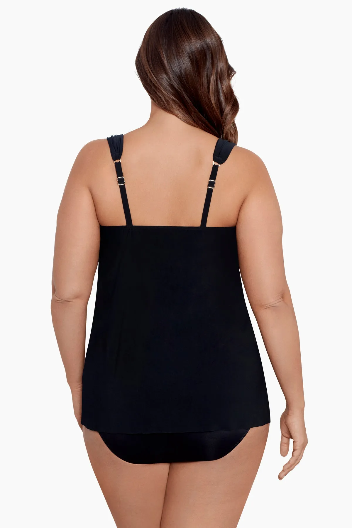 Plus Size Dazzle Tankini Top