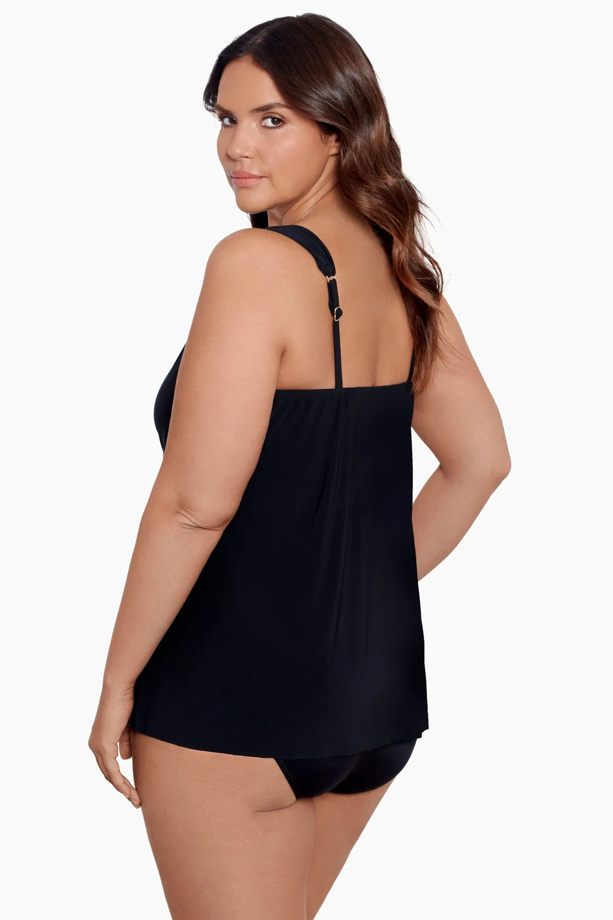Plus Size Dazzle Tankini Top