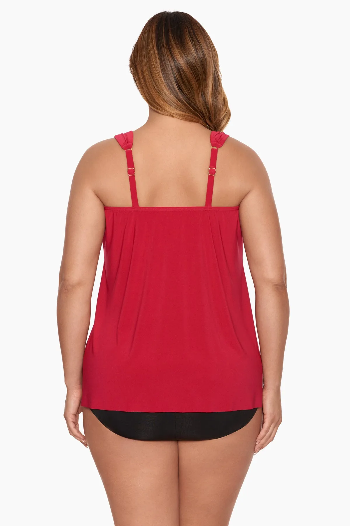Plus Size Dazzle Tankini Top