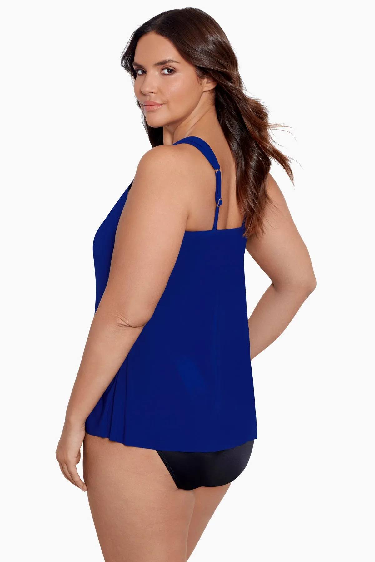 Plus Size Dazzle Tankini Top