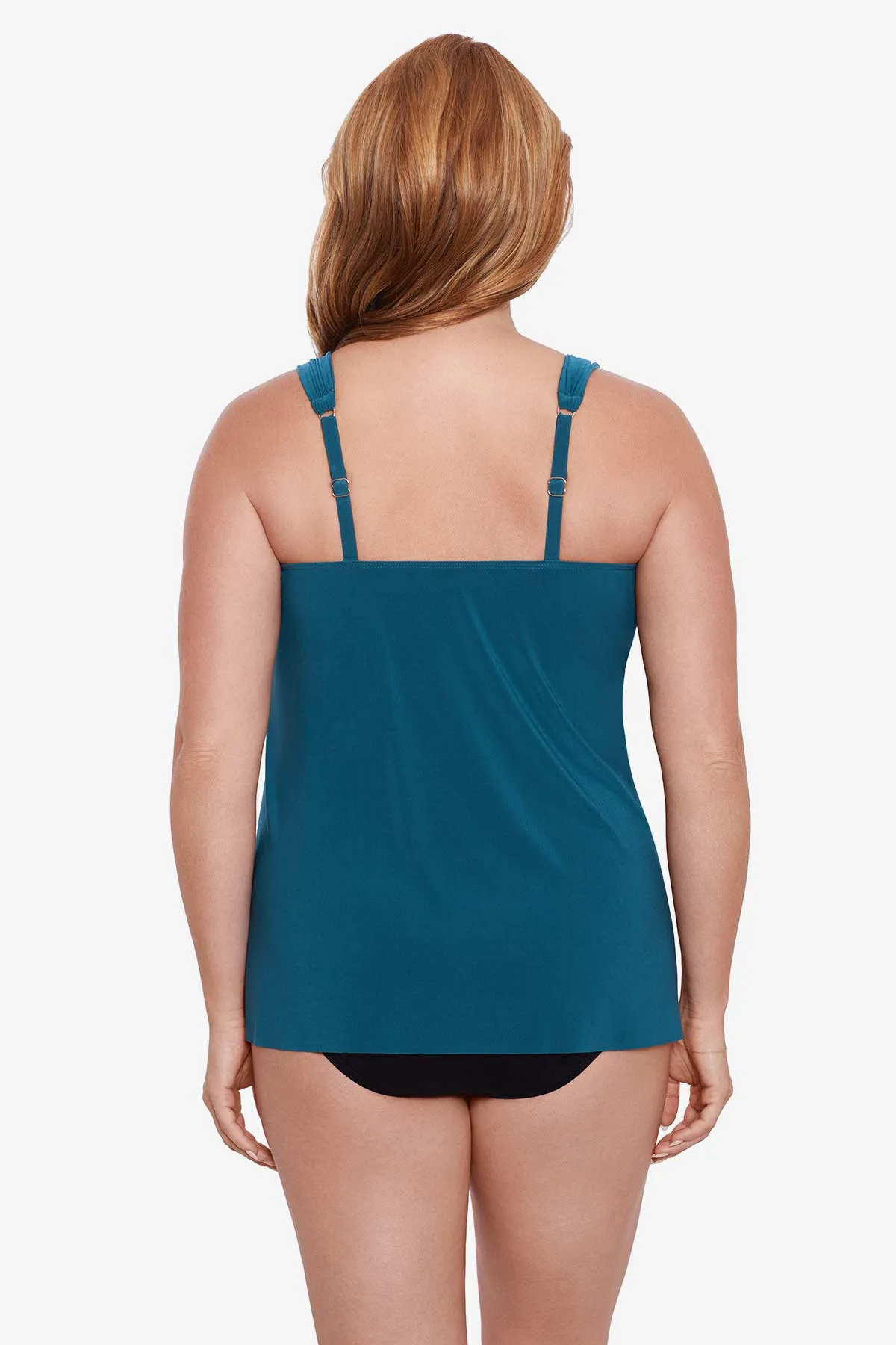 Plus Size Dazzle Tankini Top