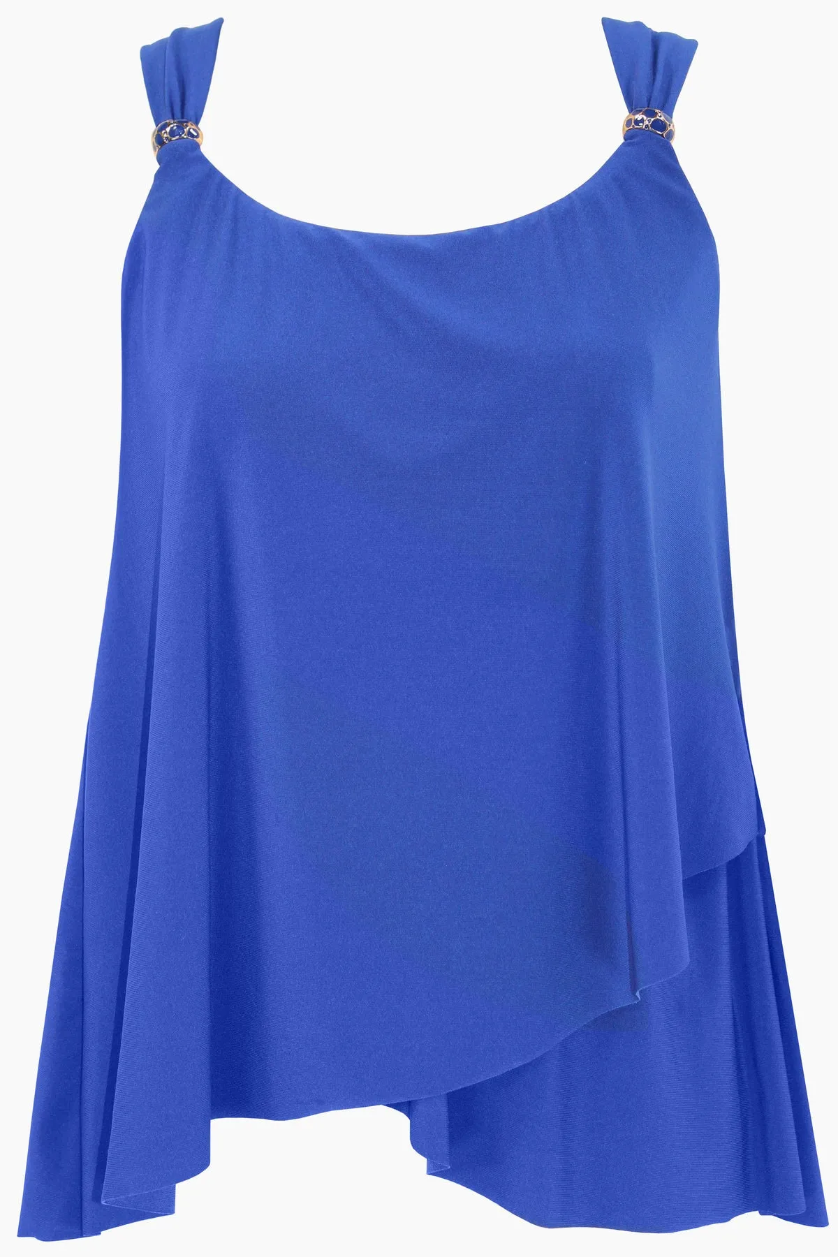 Plus Size Dazzle Tankini Top