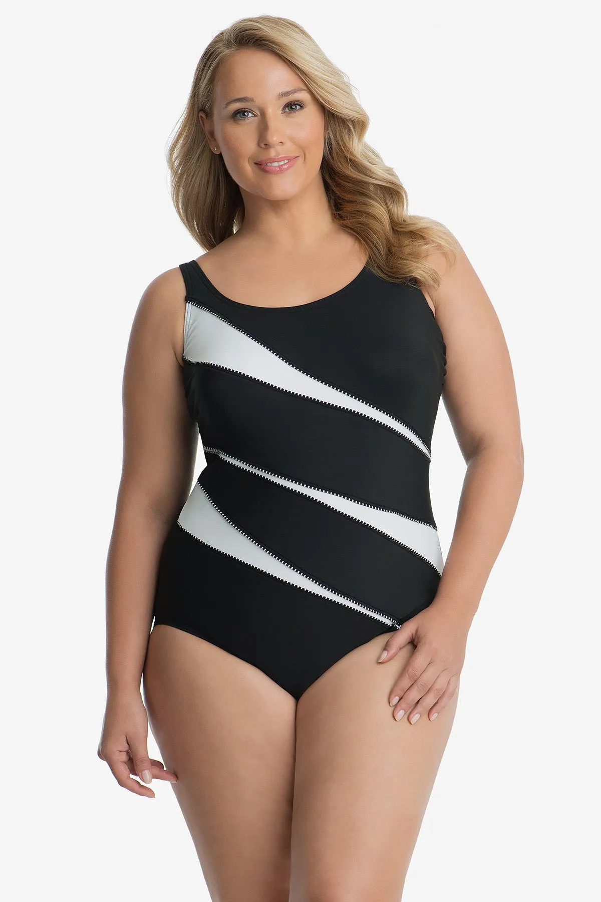 Plus Size Helix One Piece