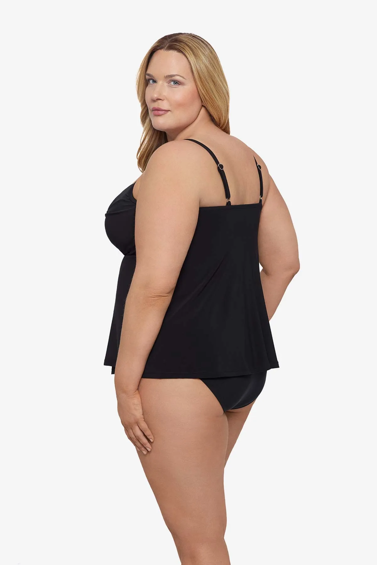 Plus Size Love Knot Tankini Top