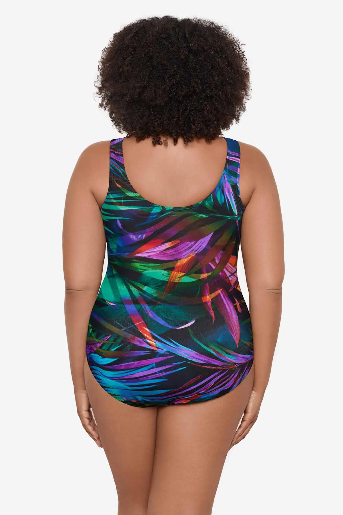 Plus Size Oceanus One Piece in Palma Paradiso
