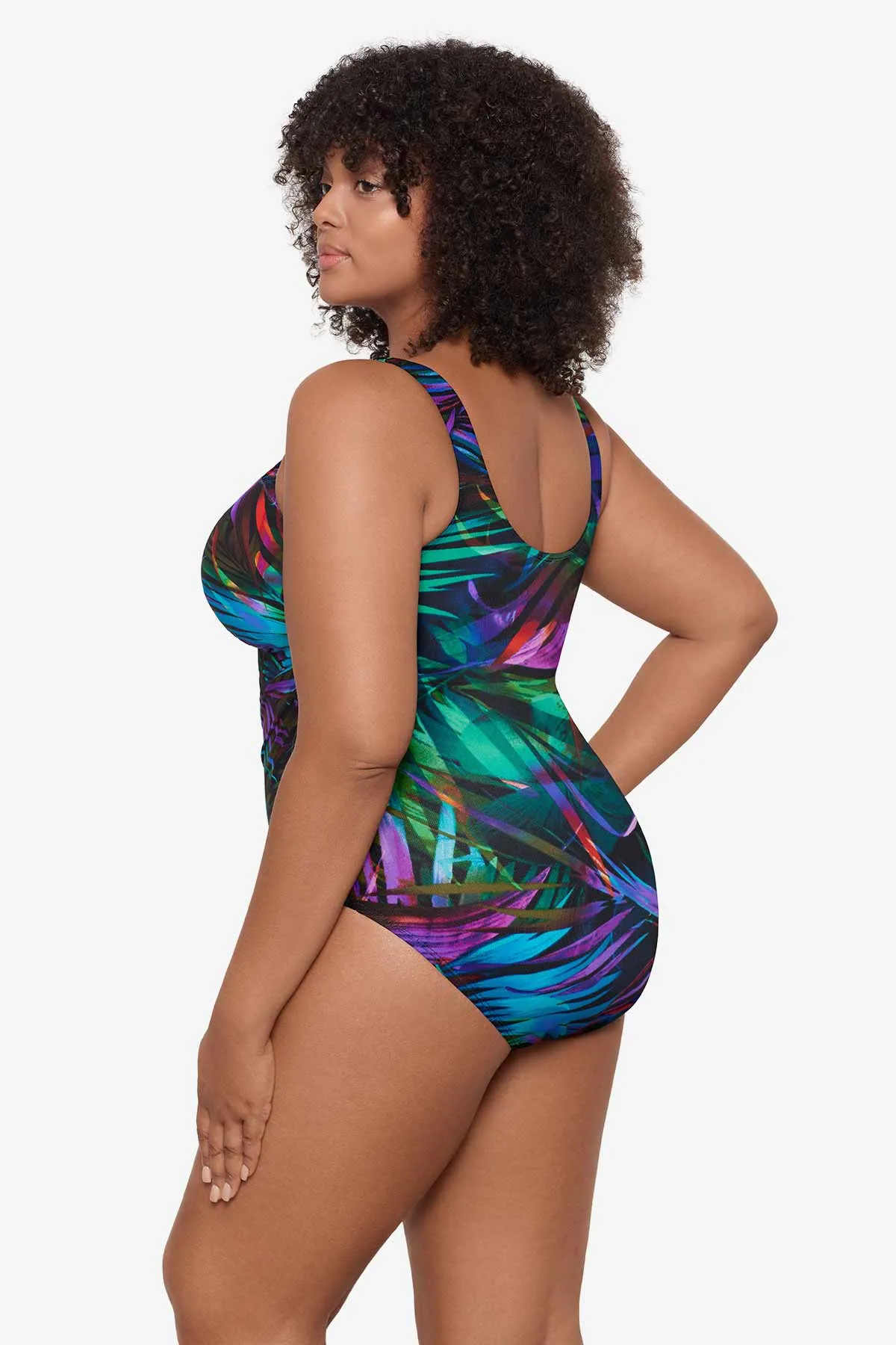 Plus Size Oceanus One Piece in Palma Paradiso
