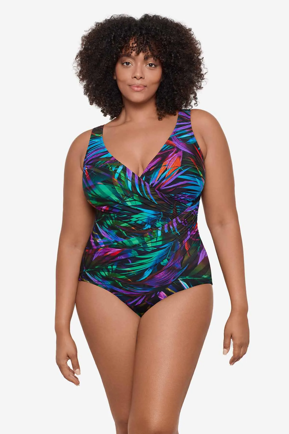 Plus Size Oceanus One Piece in Palma Paradiso
