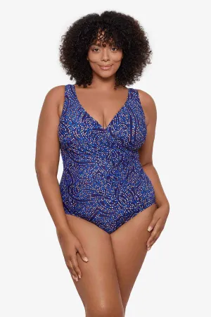 Plus Size Oceanus One Piece in Spotlight