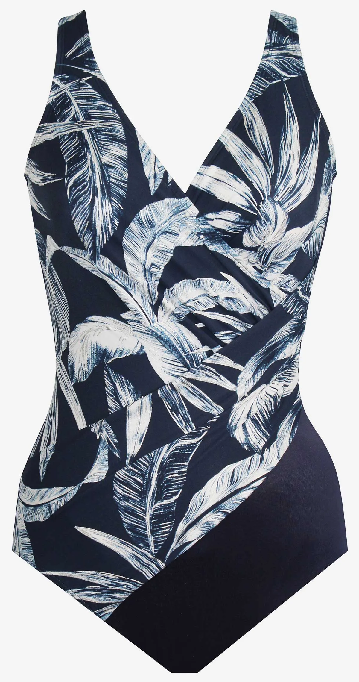 Plus Size Oceanus One Piece in Tropica Toile
