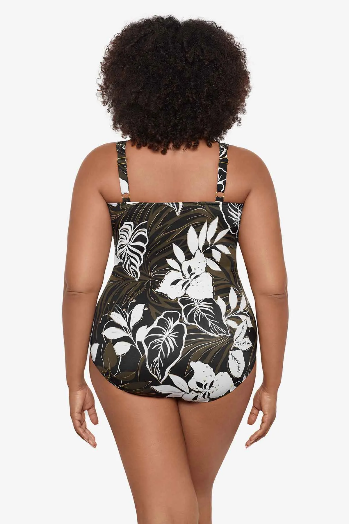 Plus Size Sanibel One Piece in Elle Dorado