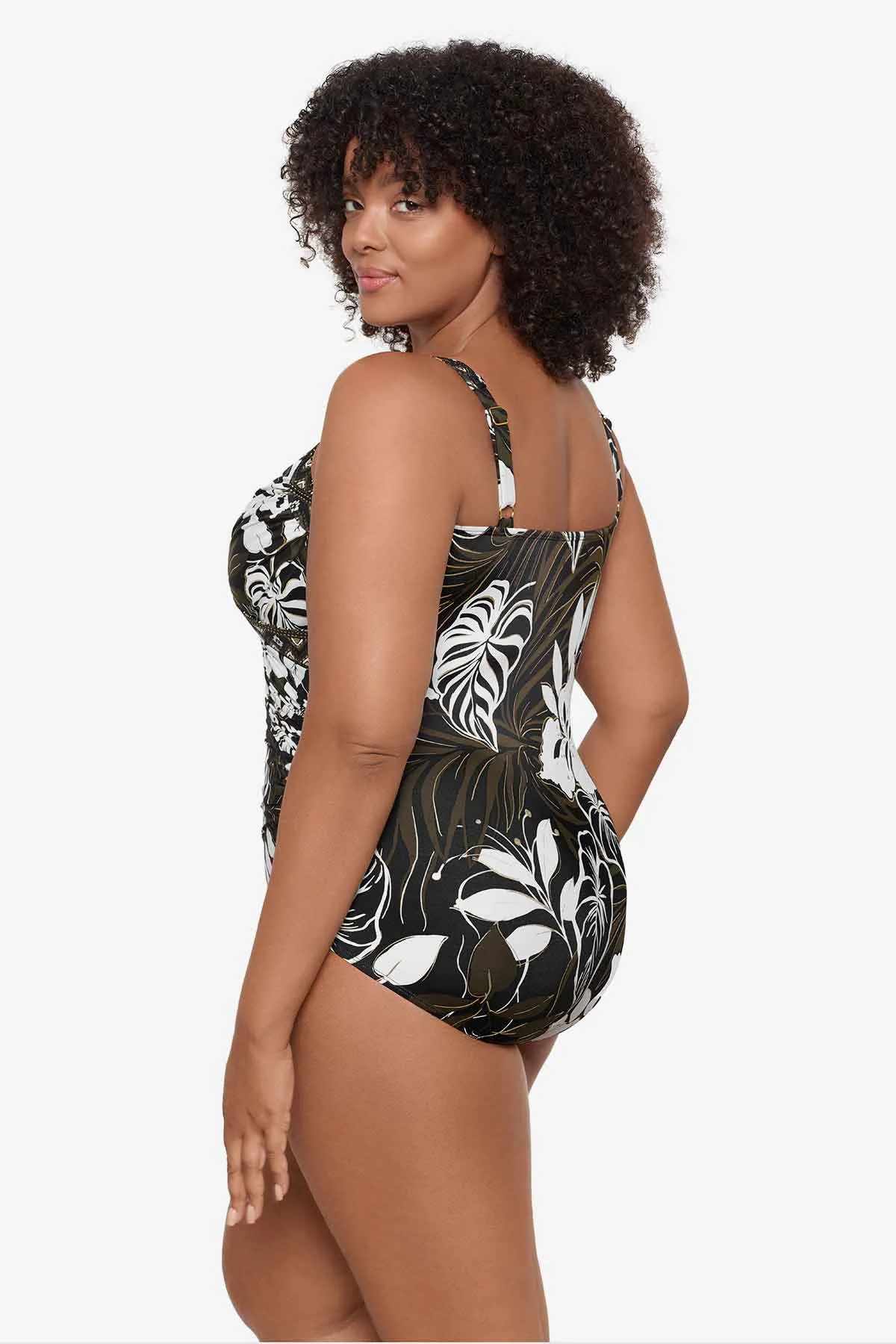 Plus Size Sanibel One Piece in Elle Dorado