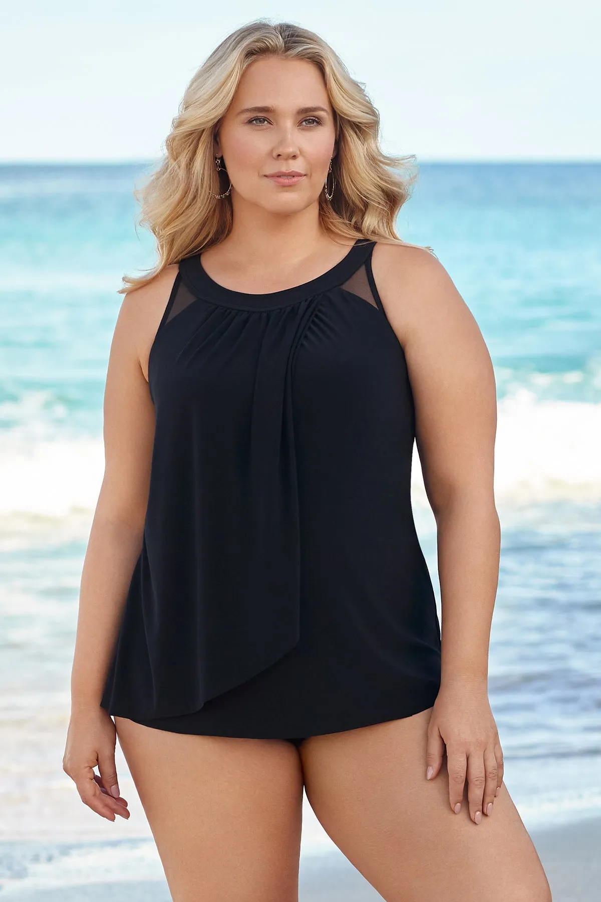 Plus Size Ursula Tankini Top