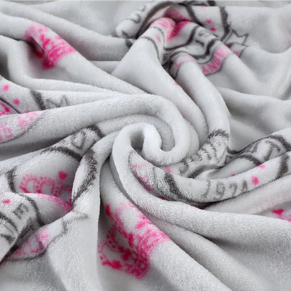Plush Throw Blanket Juicy Couture