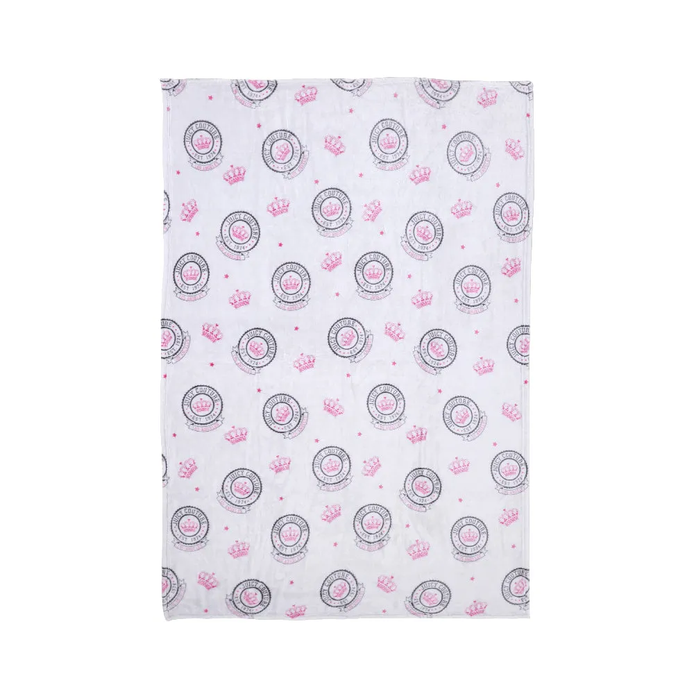 Plush Throw Blanket Juicy Couture