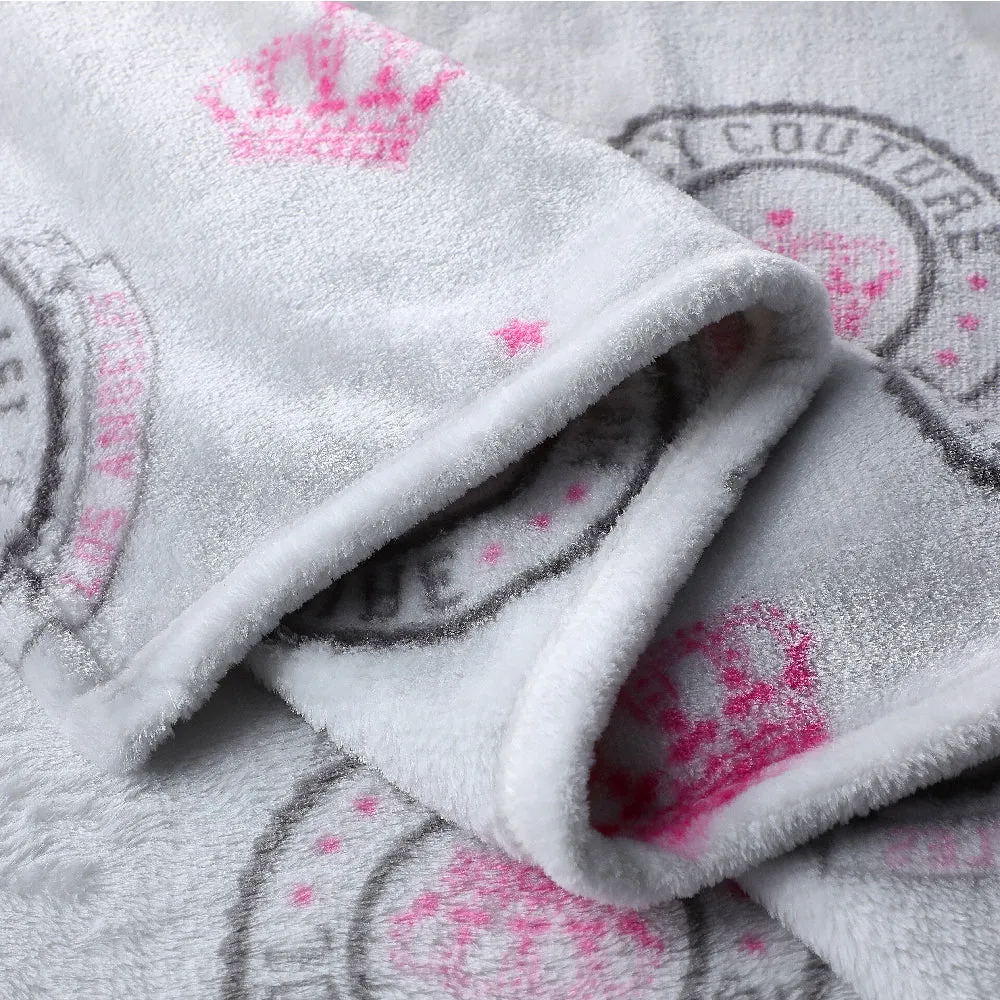 Plush Throw Blanket Juicy Couture