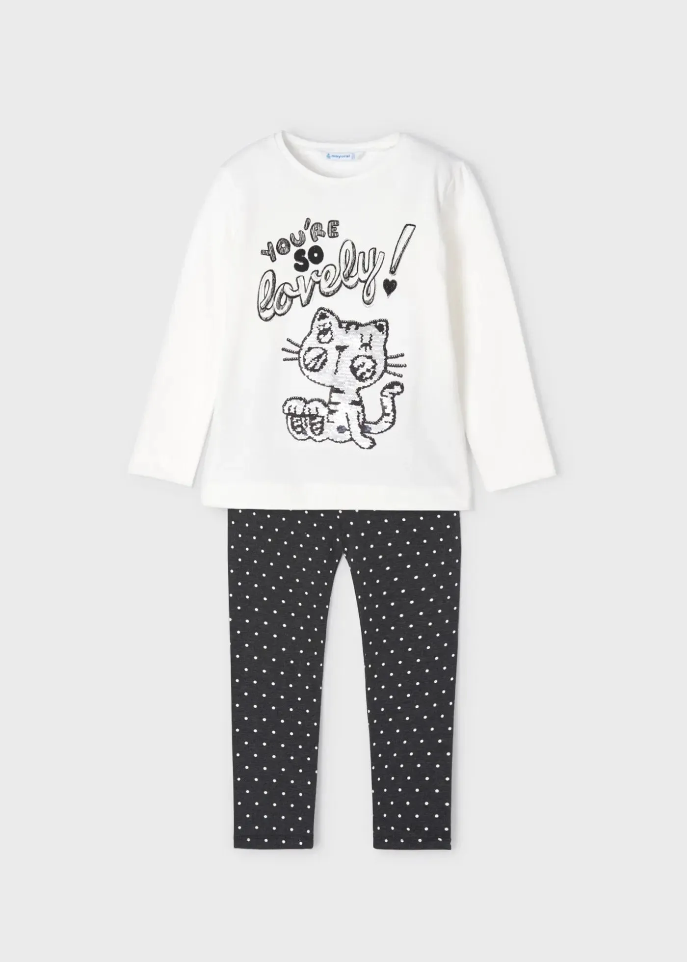 Polka Dots Leggings and Top Set Girl | Mayoral