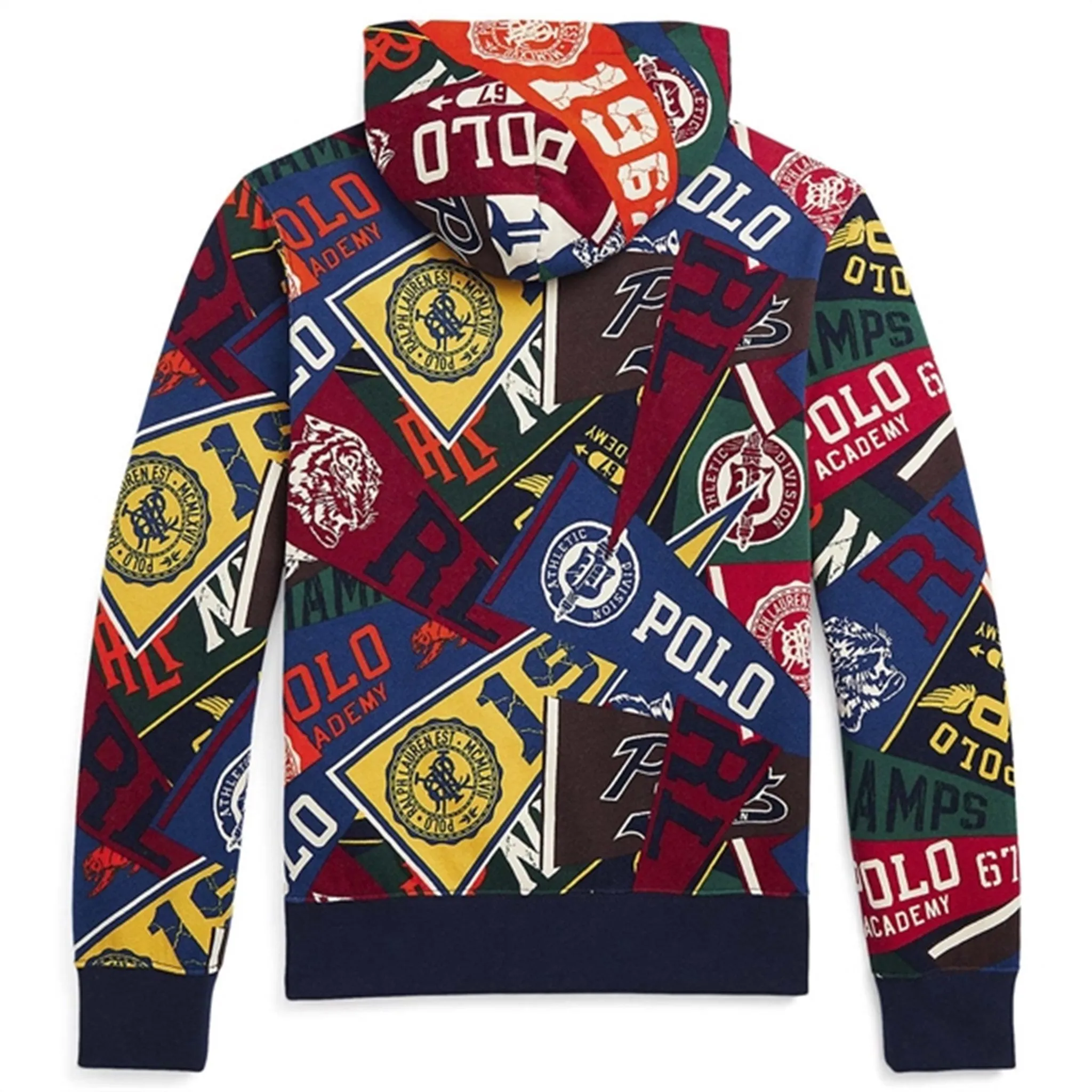 Polo Ralph Lauren Boy Long Sleeved Hoodie Pep Rally Print