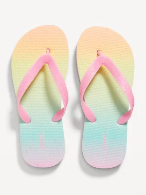 Printed Flip-Flop Sandals for Girls (Partially Plant-Based)