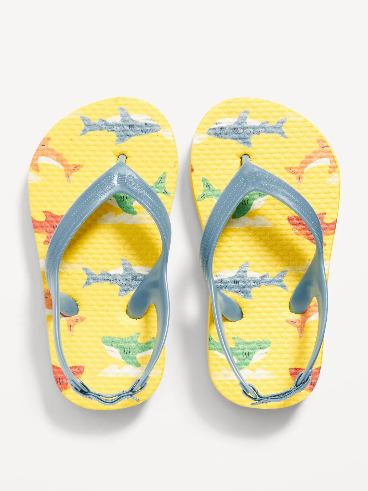 Printed Flip-Flop Sandals for Toddler Boys (Partially Plant-Based)