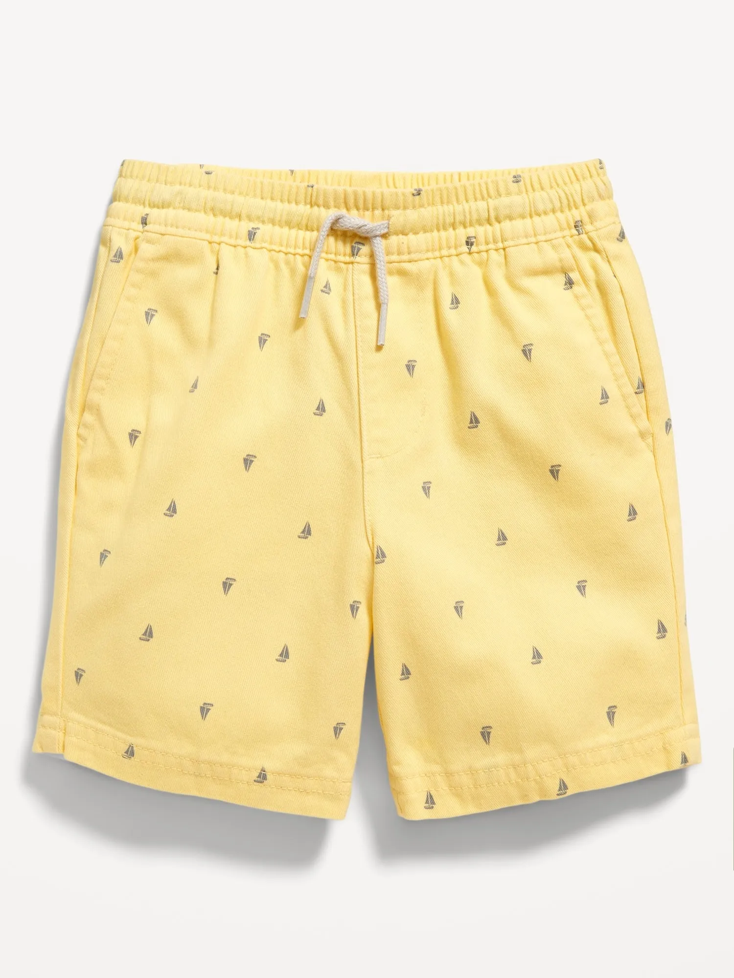 Printed Functional-Drawstring Shorts for Toddler Boys